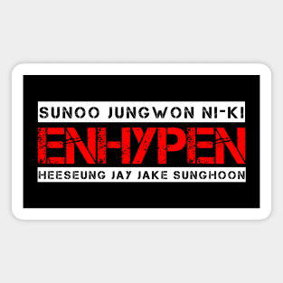 ENHYPEN Cool Aesthetic Design Magnet